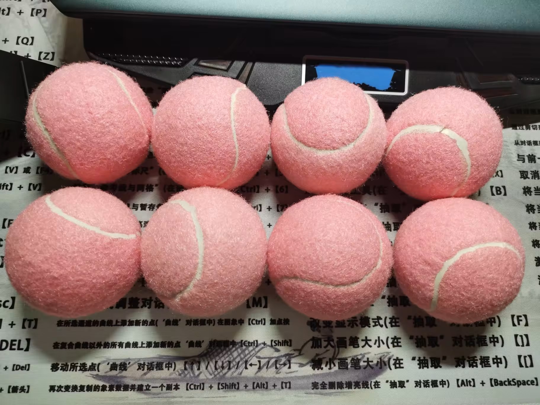 Factory wholesale pink padel tennis balls