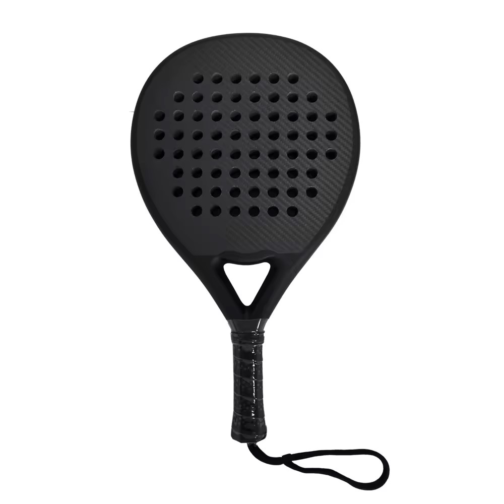 Manufacturer Customized Design 3K 12K 18K Carbon Fiber Glass Fiber Padel Racket