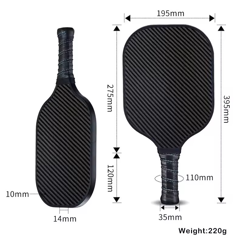 USAPA Approved  Customized Carbon Fiber Pickleball Paddle