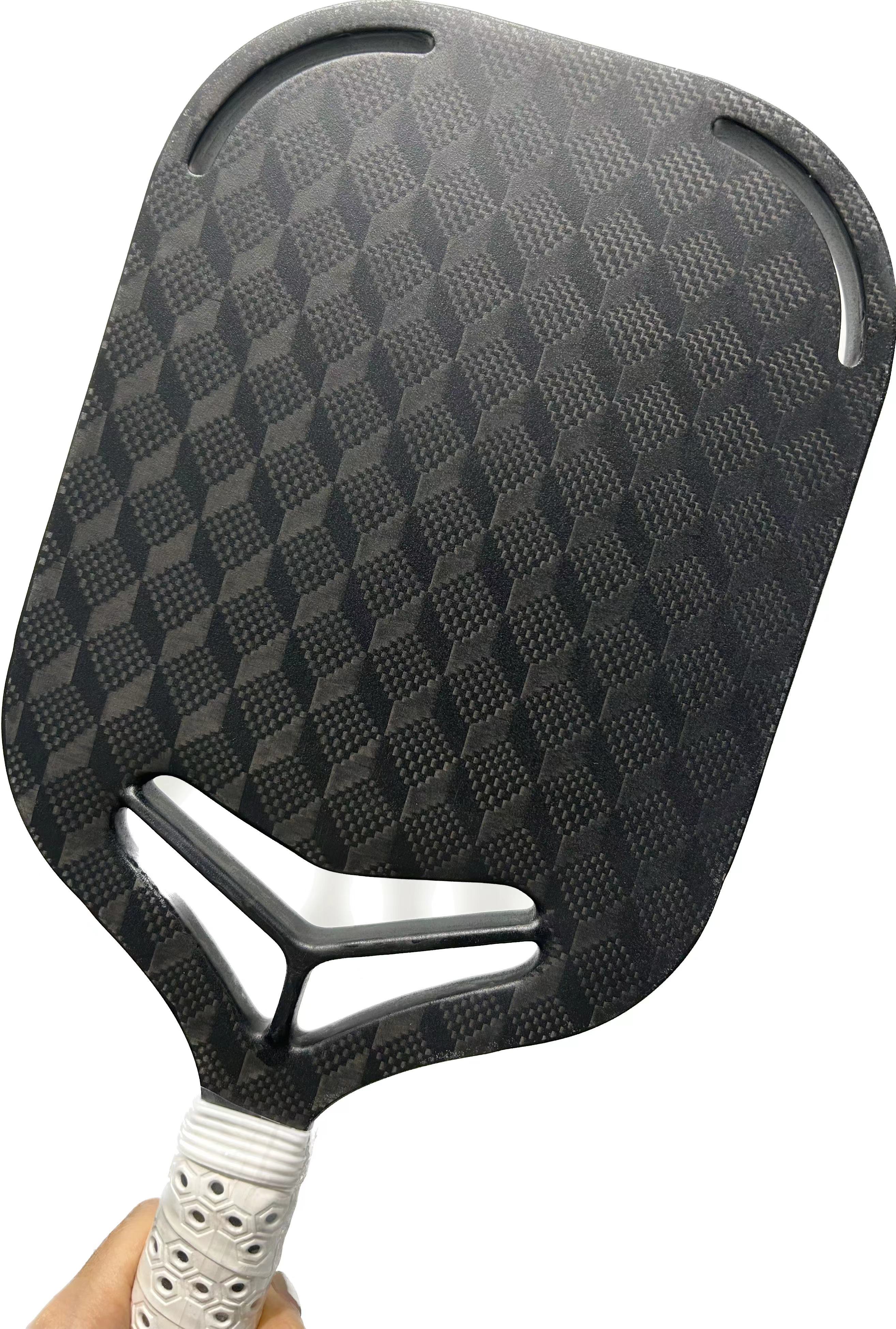 Newest model 3D 3k carbon fiber pickleball paddle with air hole