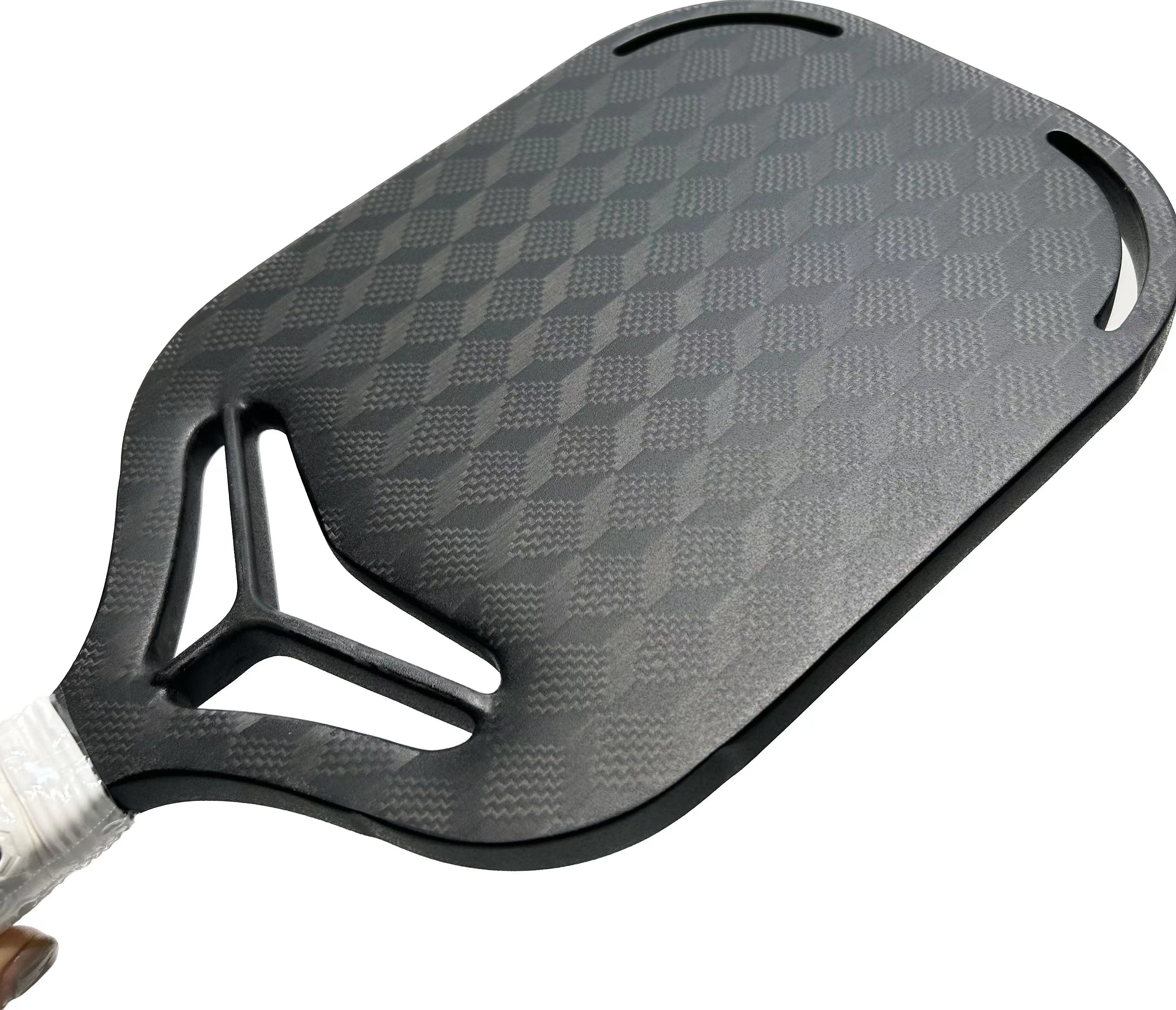 Newest model 3D 3k carbon fiber pickleball paddle with air hole