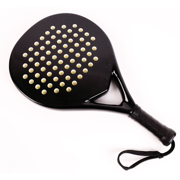Wholesale Shinny Padel Rackets 100% Carbon Fiber Customized Carbon Padel Racket 